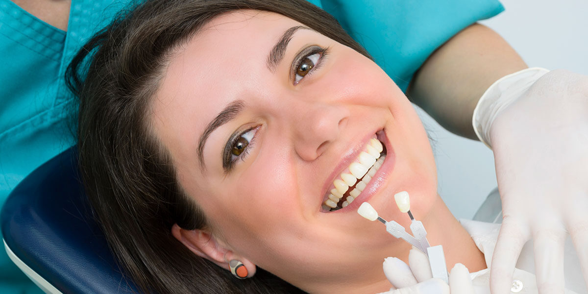 Woman Receiving Dental Bonding 